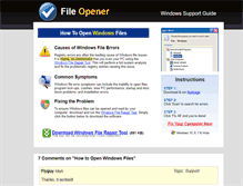 Tablet Screenshot of fileopener.com